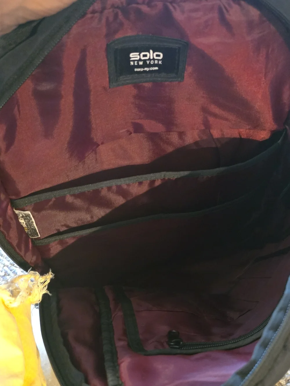 Black Men's Backpack - Durable Everyday Bag